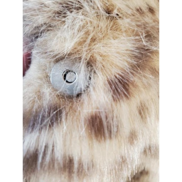 Faux leopard Mob wife fur short cape Isabella's journey collection one size - Picture 4 of 6